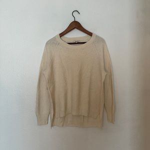 Madewell Wafflestitch Pullover Sweater Size XL Merino Wool Blend